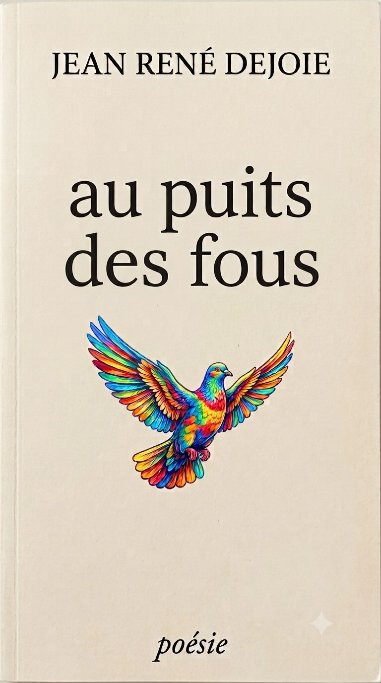Couverture du recueil de poésie « Au puits des fous », de Jean René Dejoie